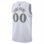 Maillot NBA Dallas Mavericks Personnalisable Nike 2024-25 City Edition Blanc Swingman - Homme